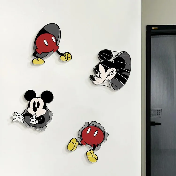 米奇补洞贴简约风墙面窟窿美化贴家用遮丑装饰墙贴衣柜划痕遮挡贴