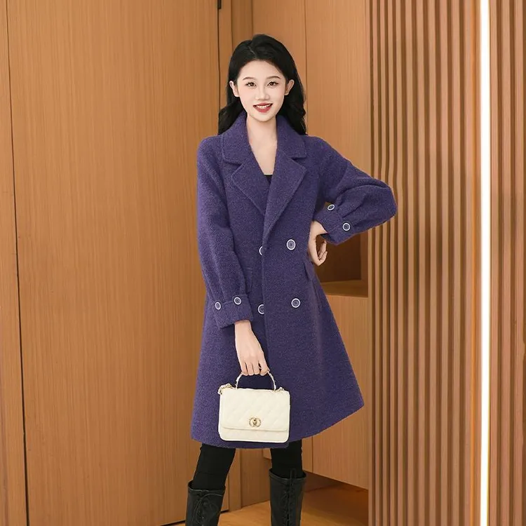 品牌小香风减龄毛呢外套女2025新款爆流行贵夫人品牌妈妈气质大衣