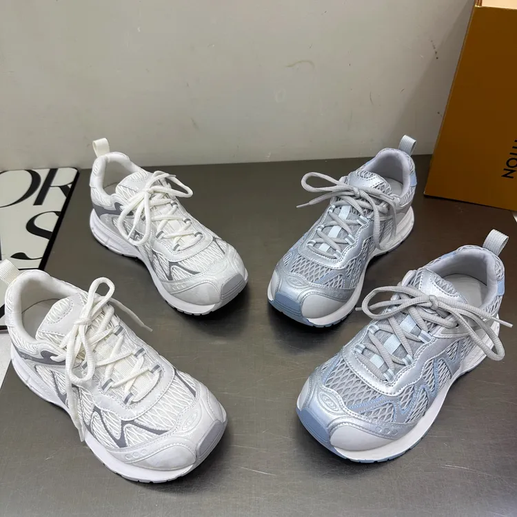 2025春夏复古休闲徒步抽绳老爹鞋户外运动登山鞋网面透气慢跑鞋女