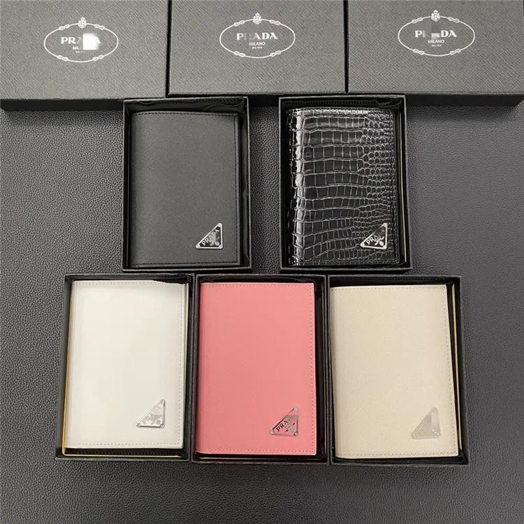 老花三角标P家卡包皮质复古商务时尚男女潮流L家护照卡夹证件收纳