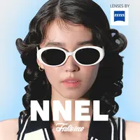 Fakeme（达人专属）新品板材椭圆框墨镜防紫外线太阳镜满天星 nnel
