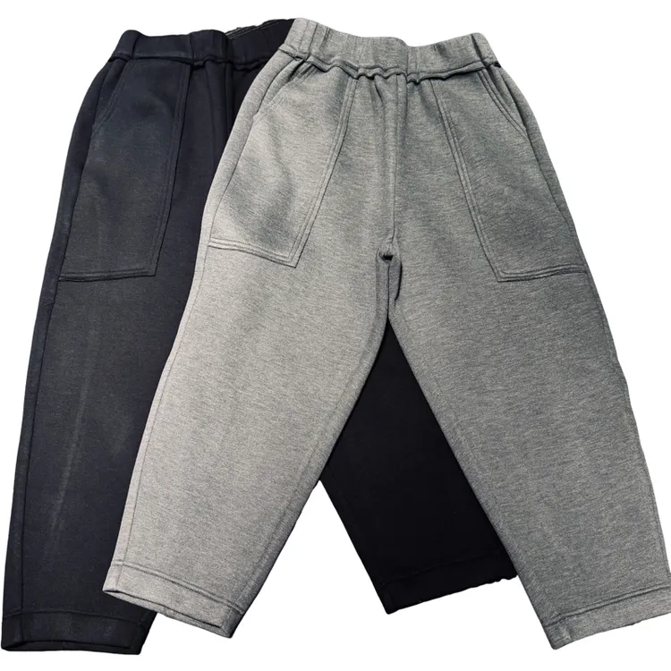 [5059]高腰宽松口袋款女裤