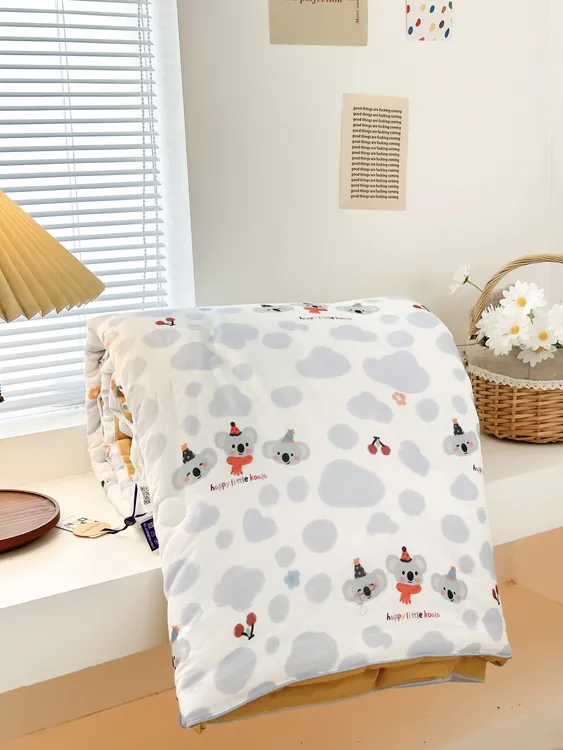 【小确幸】品牌馆 全棉A类母婴云柔双层纱清爽舒适被芯可机洗一体被