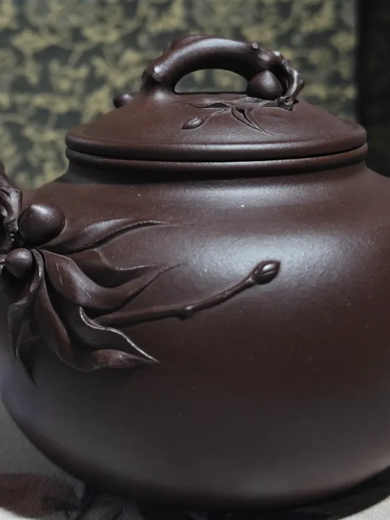 手工紫砂壶原矿老紫泥茶壶家用大容量潘壶