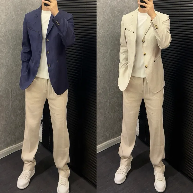 时尚高品质100%亚麻·休闲西服BL‖25春夏新款·轻奢系列