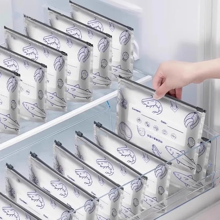 保鲜密封袋家用冰箱食物冷冻肉专用收纳袋保鲜袋密实冷冻袋