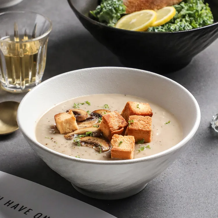 磨砂陶瓷斗笠碗喇叭碗面碗大号汤碗日式饭碗沙拉碗螺蛳粉碗泡面碗