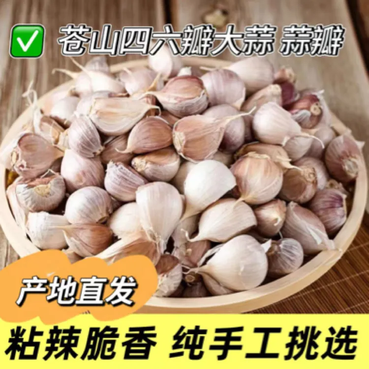 苍山四六瓣大蒜瓣可吃可种人工精选