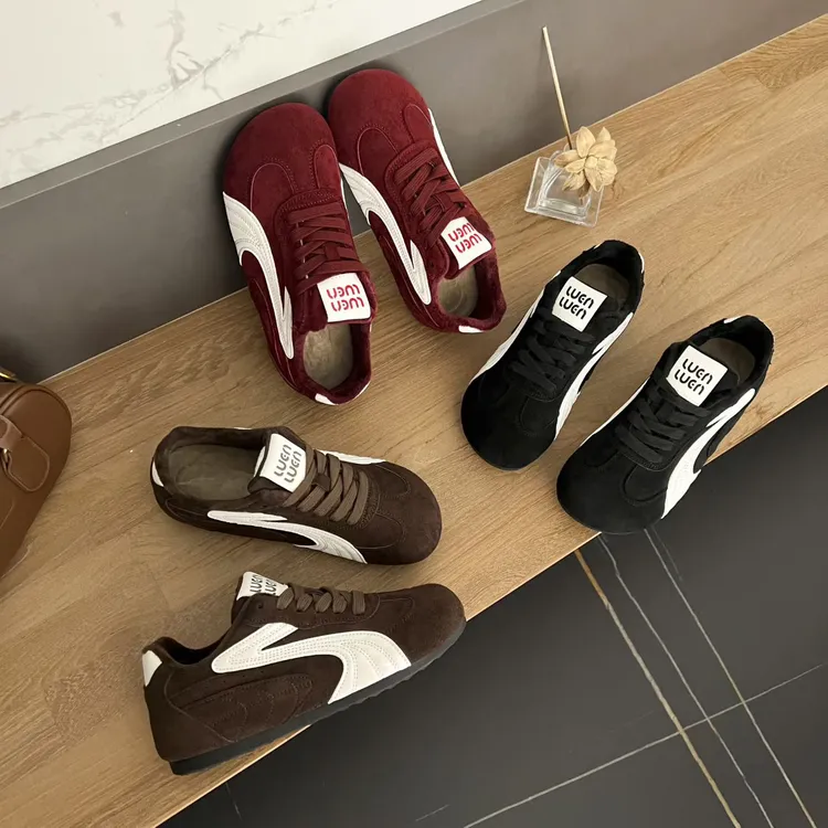 2025冬季百搭爆款超级好看棉鞋新款保暖加绒棉鞋德训鞋休闲鞋