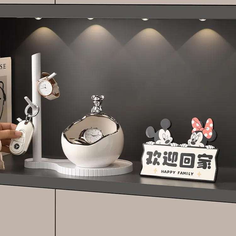 【玥玥吖专属】 入户门玄关钥匙收纳摆件客厅乔迁新房子装饰品摆设房间装饰ins
