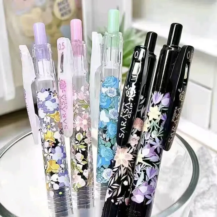 日本zebra-斑马法国花店限定中性笔学生ins高颜值日系速干水笔0.5