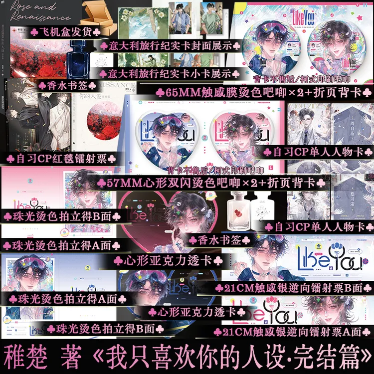 正版印特签 我只喜欢你的人设3 稚楚 青春都市纯爱小说 享学