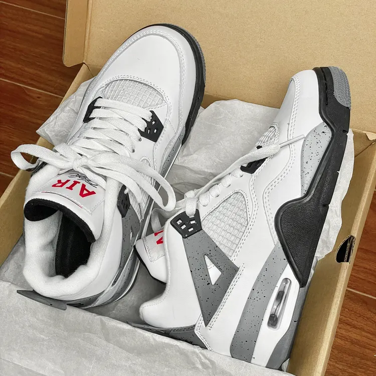 【高质量】aj4午夜蓝经典高帮2025新款透气运动篮球男鞋跑步鞋女