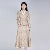 【三多花卉纹锦宋锦】手工高定好欣宋锦套装HCSS050997+HCSS050998