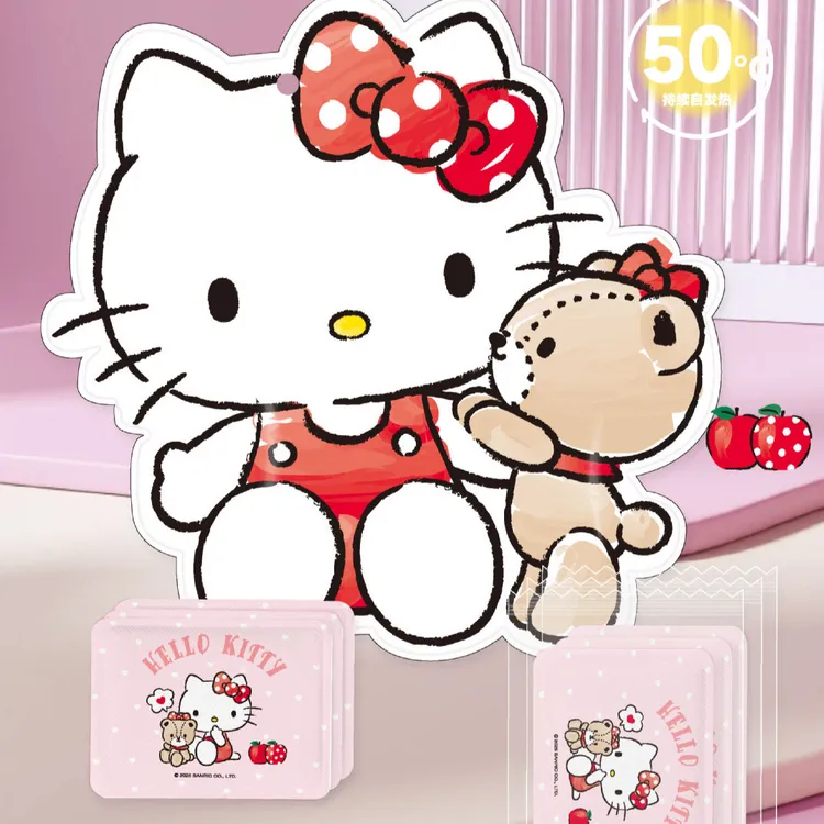 三丽鸥造型款暖贴KT猫造型包装卡通可爱暖宝宝冬季暖身贴自发热贴