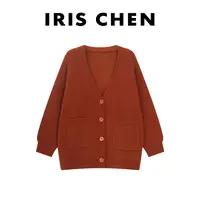 IRIS CHEN 摩洛哥 2025秋冬“绵羊毛兔毛”慵懒百搭针织外套25WT874