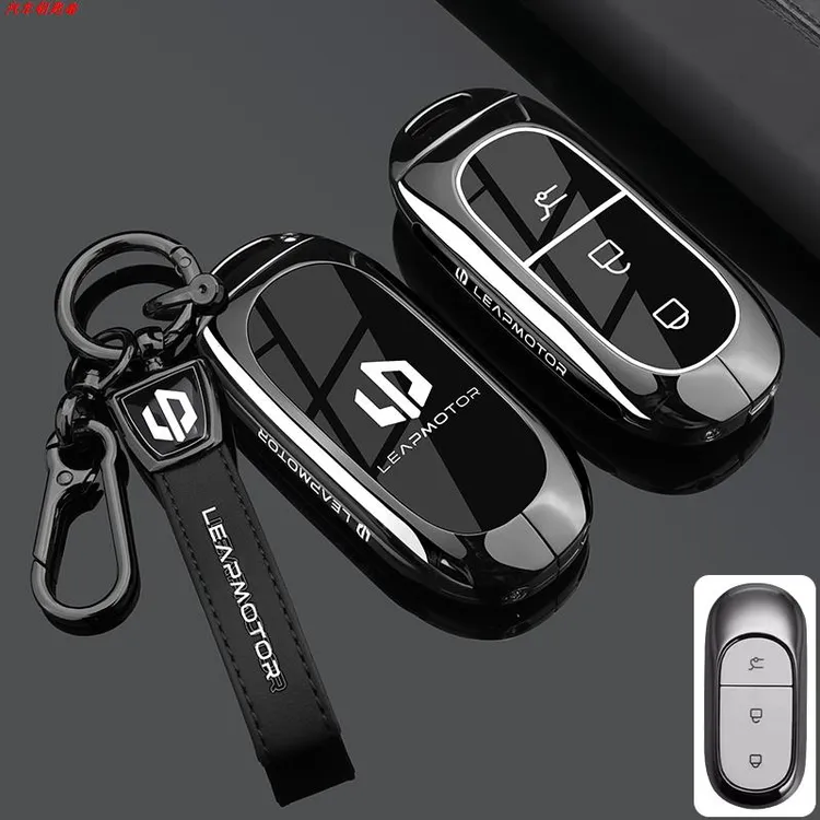 适用于零跑c11钥匙套2024款专用领跑c10卡片c01高级c16卡片壳扣男