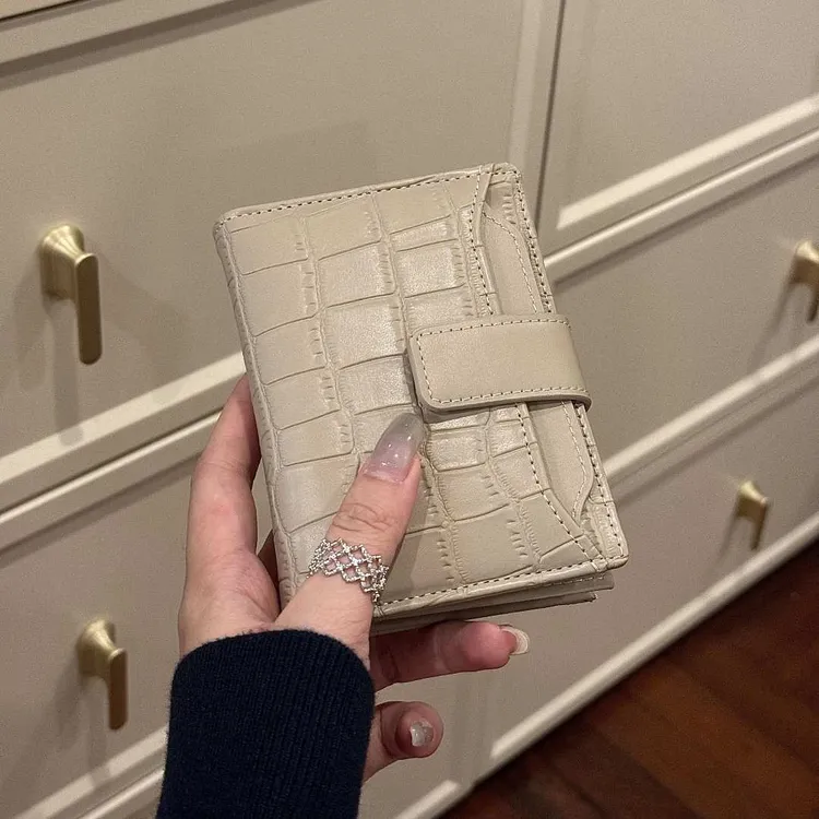 高级感钱包钱夹证件收纳包钱包卡包一体韩风多卡位卡包卡套女士男