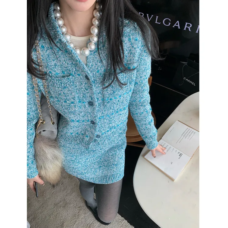 区区欧阳 9/22 20点【私服！重磅香香小姐】亮片小香风外套半裙