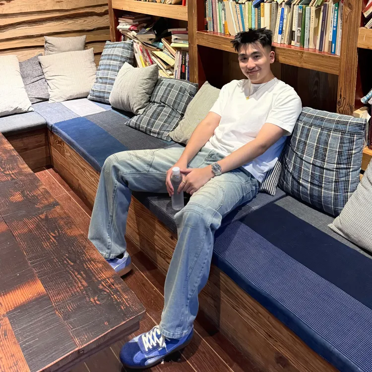 SANBAI 叁佰【解构】11.5盎司美式复古小众设计感拼接直筒牛仔裤