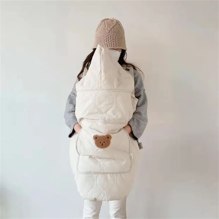 婴儿推车防风毯子宝宝秋冬外出披风盖毯推车遛娃神器挡风罩斗篷