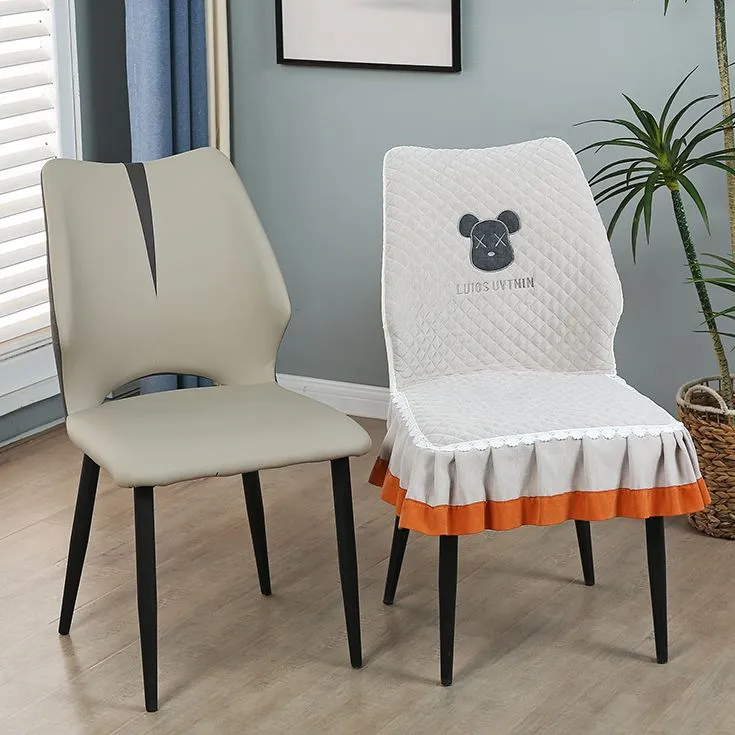 葫芦椅套新款弧形椅子套罩餐椅套轻奢全包加厚防滑北欧家用凳子套