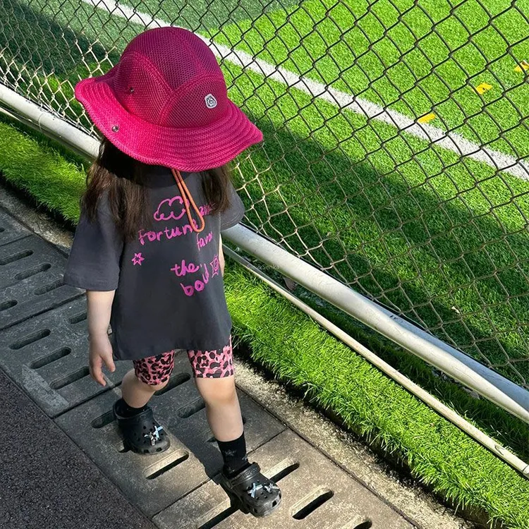 新品巴拉巴拉韩系宝宝童装夏季女童新款洋气时髦短袖t恤衫中小童