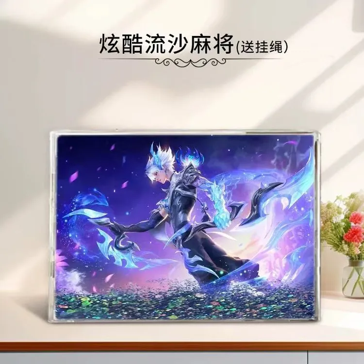 王者荣耀公孙离祈雪灵祝流沙麻将桌面亚克力砖立牌摆件礼物