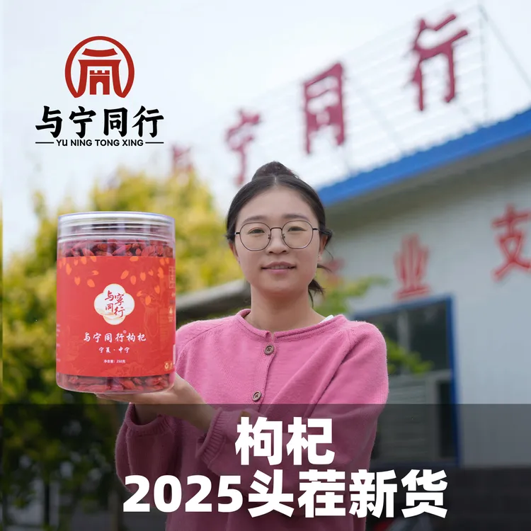 【与宁同行】2025头茬纯碱枸杞宁夏枸杞自然晾晒 中杞粮厂家