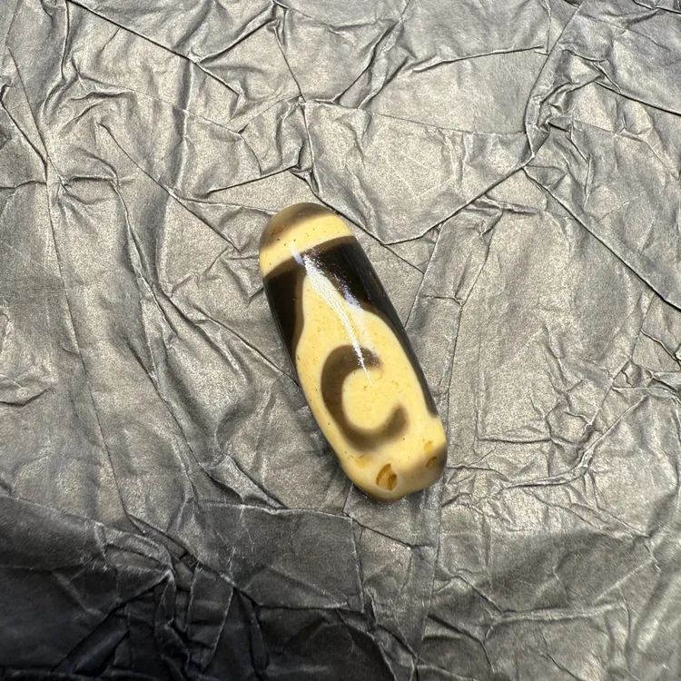 【藏纯珠宝】纯手工25.5mm玛瑙吊坠孤品放漏