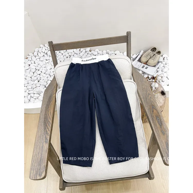 【现现】童装男童百搭裤子2025夏季新款儿童休闲裤MMK821893