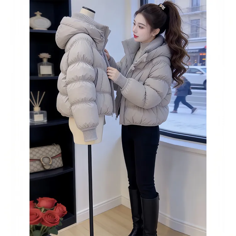 巨好看2026新款韩系面包服加厚保暖棉袄棉服冬装夹棉外套