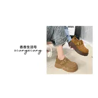 【香香严选】复古搭扣厚底乐福鞋时尚百搭勃肯鞋20312 跟高5.5CM