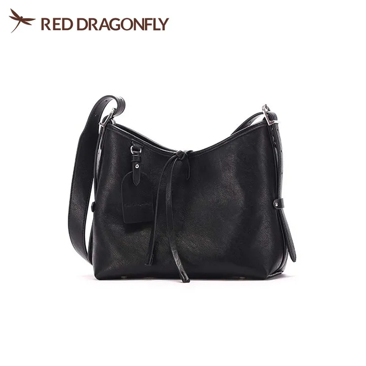 红蜻蜓托特包女2025新款大容量复古单肩包通勤百搭休闲手提斜挎包