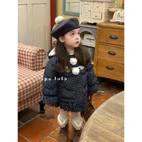 【森尼尔】opolala·25冬~碎花连帽棉服77068（童装汉服）