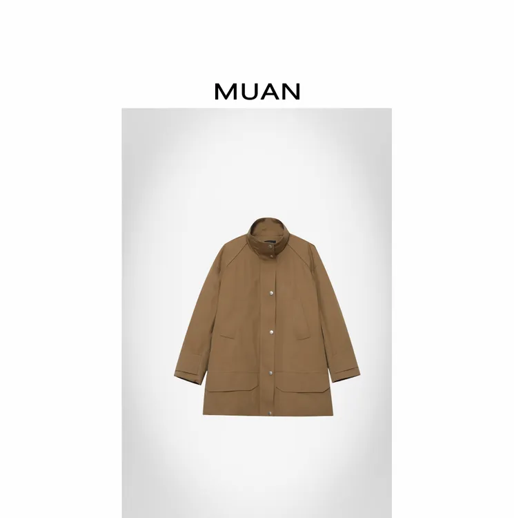 木岸MUAN：《中古派对鹅绒服》定制90白鹅羽绒服外套女D-YJ-25062