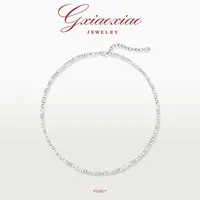 G XIAOXIAO 【闪耀方块】时尚百搭碎银感项链 F20X27 F20X29