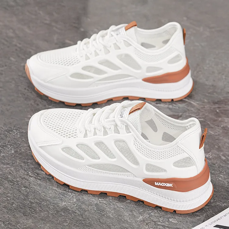 女鞋夏季欧伦啄木鸟EUROTUCANO透气百搭网面鞋子女时尚运动小白鞋