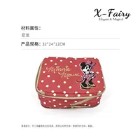 【X-Fairy】迪迪扩容大容量红色波点收纳洗漱包