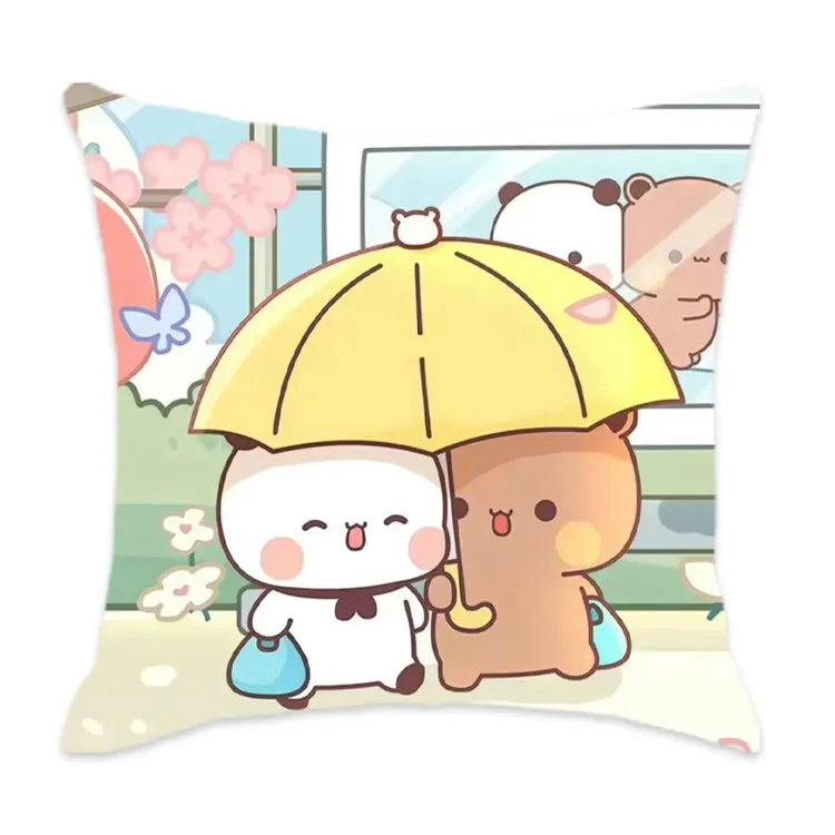 新年礼物一二布布卡通抱枕靠垫情侣礼物创意枕套装饰毕业生日纪念