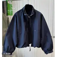 秋季不起球立领短款拼接女短外套韩版上衣春秋简约