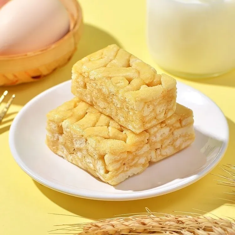 【10包/20包/40包】牛乳沙琪玛0蔗糖早餐解馋零食办公休闲老少皆宜