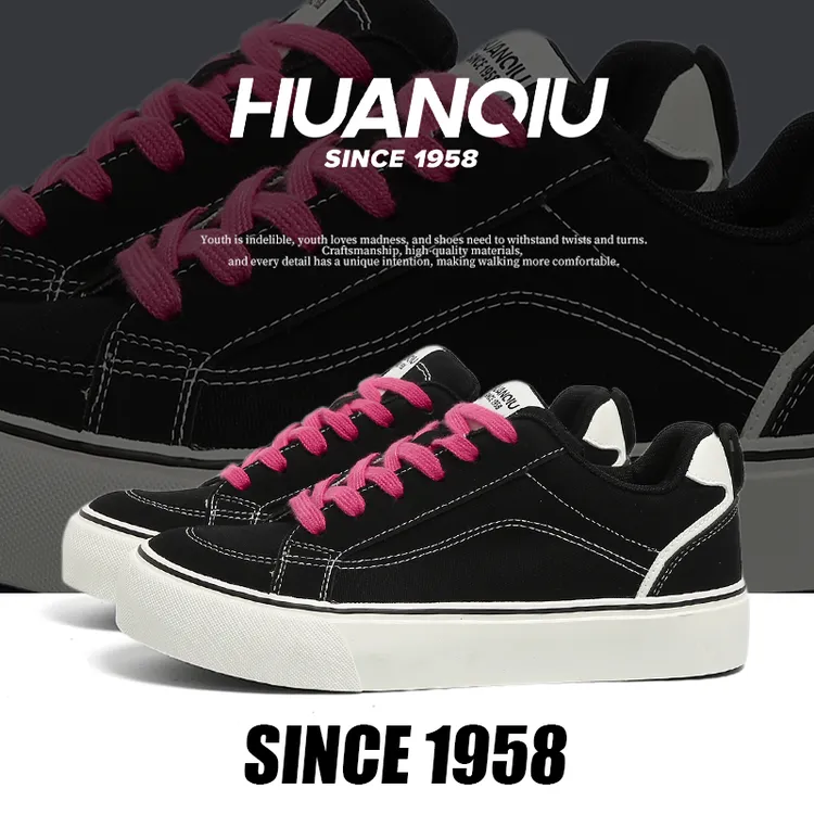 环球干净感痞帅男鞋2025新款秋季百搭帆布鞋运动休闲滑板鞋子男款