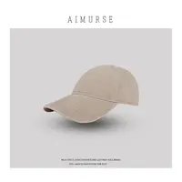 AIMURSE 小众设计师 纯色粗纹百搭休闲鸭舌帽 AMPS65