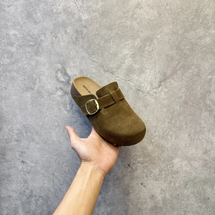 2025秋冬大爆款特惠时尚复古厚底懒人半拖勃肯鞋巨舒服显脚小百搭