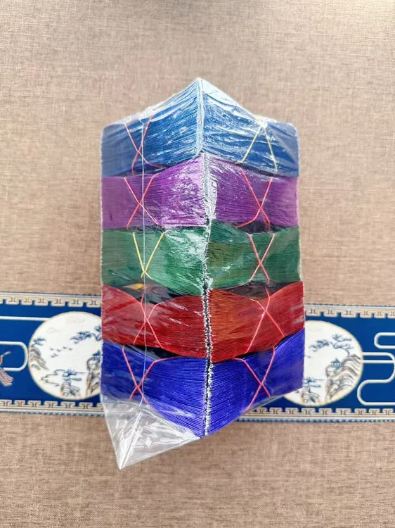 五路五彩加厚半成品手工折纸