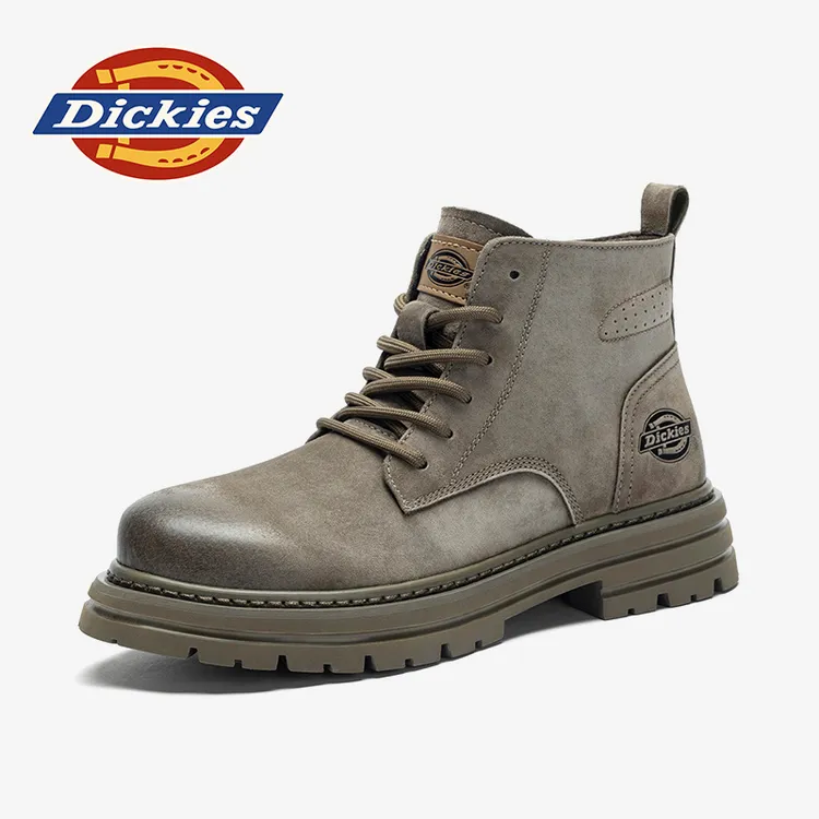 Dickies男鞋冬季加绒保暖二棉鞋百搭复古马丁靴潮流英伦男士短靴