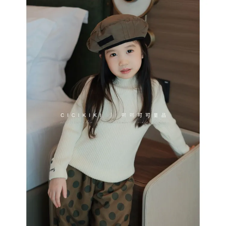 【熙熙可可】2025儿童童装秋冬针织时尚百搭毛衣 MY2562