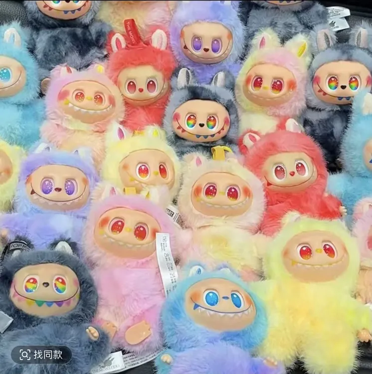 祖国版毛绒公仔盲盒3代公仔拉布拉搪胶玩偶钥匙链潮玩爆款盲盒