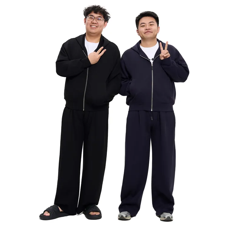 「秋冬弯刀裤」铜氨丝垂坠休闲大码280斤男女同款